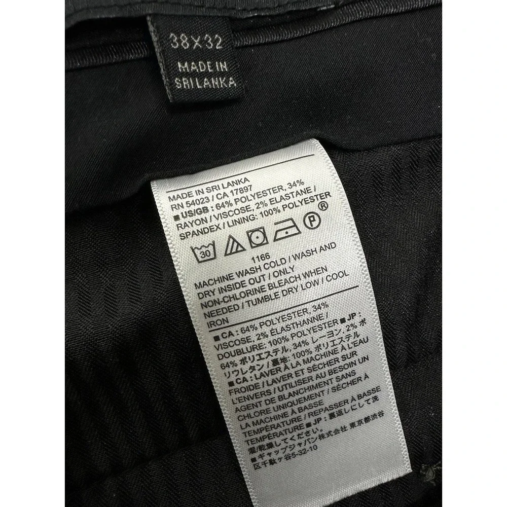 Banana Republic Tailored‎ Fit Glen Plaid Dress Suit Trouser / Men's 38x32